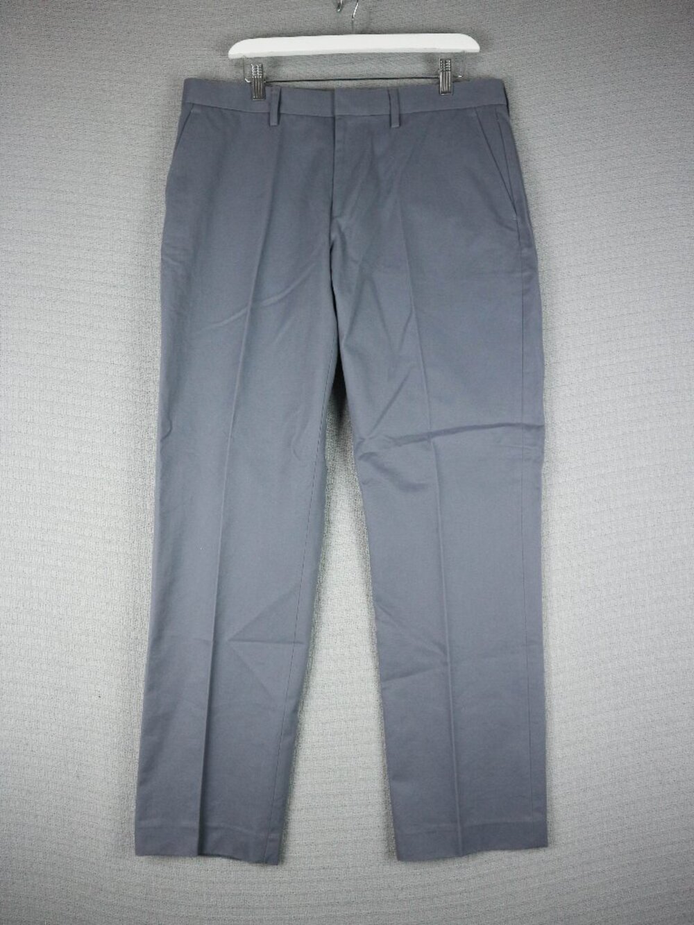J Crew Straight Cut Grey Chinos Mens 34x32 BNWT